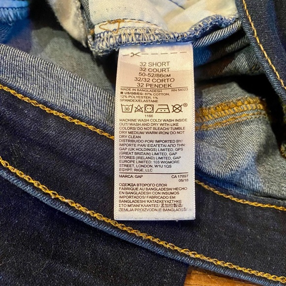 💥GAP True Skinny Dark Wash Mid-Rise Jeans💥 - Picture 6 of 13
